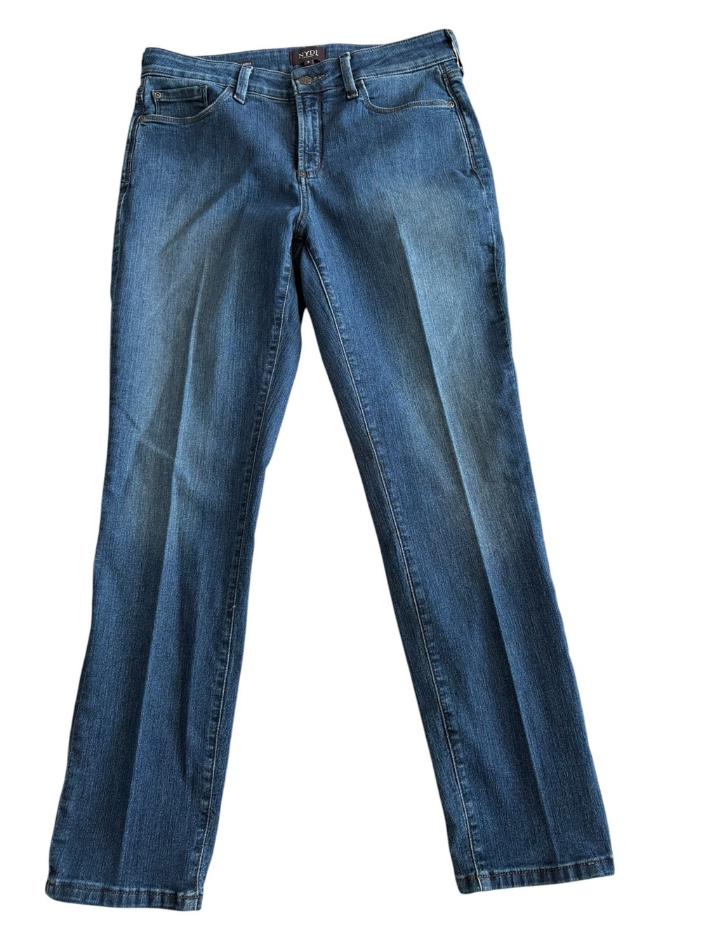 NYDJ Alina Convertible Ankle Jeans in Blue Denim